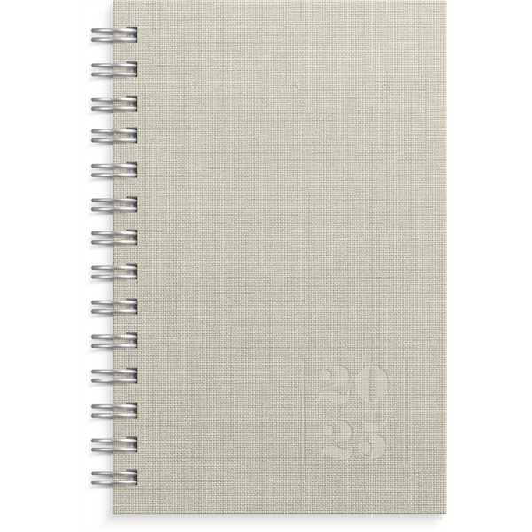 Taskukalenteri Burde 2025 Exclusive tekstiili, beige