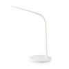 LED-pöytävalaisin langattomalla latauksella, valkoinen