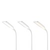 LED-pöytävalaisin langattomalla latauksella, valkoinen