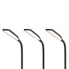 LED-pöytävalaisin langattomalla latauksella, musta