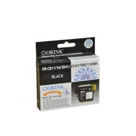 ORINK Tusz LC985/110BK do drukarek Brother DCP / 365CN / MFC250C / DCP J125 / J315W / MFC J265W , musta 28 ml