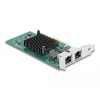 Delock PCI Express x4 -kortti 2 x RJ45 Gigabit LAN i82576