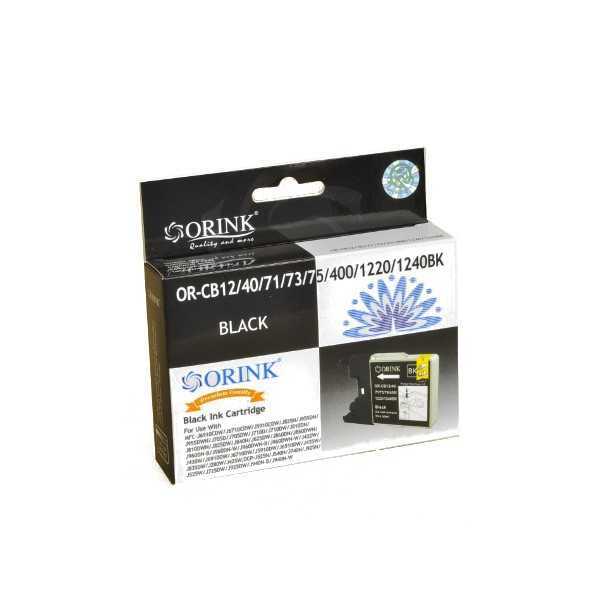 ORINK Tusz LC1240BK do drukarek Brother MFCJ6910CDW / J825N / J432W , musta , 16 ml