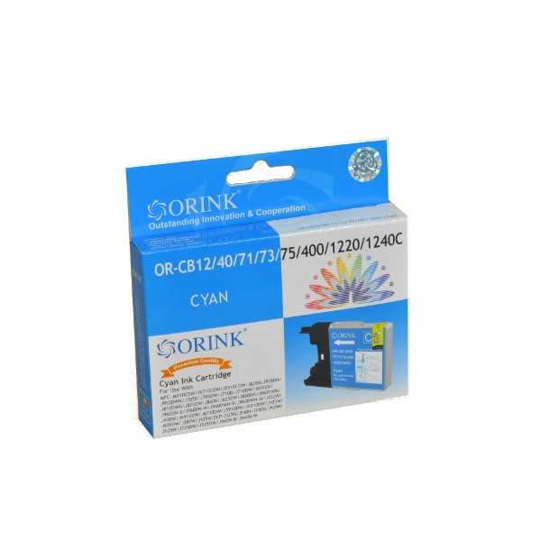 ORINK Tusz LC1240C do drukarek Brother MFCJ6910CDW / J825N / J432W , cyan , 12 ml