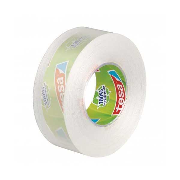 Tesa Eco Clear yleisteippi näkymätön 19mm x 33m 8 rll rasiassa