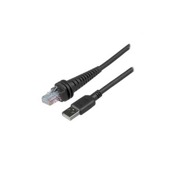Honeywell Voyager 1400G2D-viikakoodinlukija, USB-kaapeli ja teline