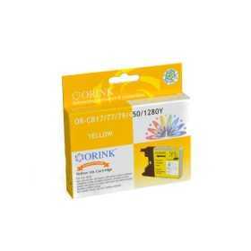 ORINK Tusz LC1280XLY do drukarek Brother MFCJ6510DW / J425W / DCP J525N , keltainen , 19 ml