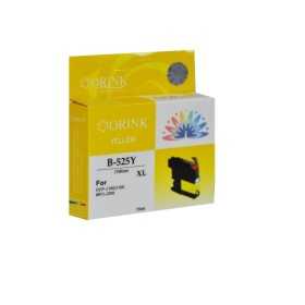 ORINK Tusz LC525XLY do drukarek Brother DCP J100 / DCP J105 / MFC J200 , keltainen , 15 ml