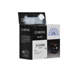 ORINK Tusz LC529XLBK do drukarek Brother DCP J100 / DCP J105 / MFC J200 , musta , 58 ml