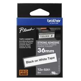 P-TOUCH 36MM TZE-S261 MUSTA/VALK. STRONG