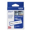 P-TOUCH 12MM TZE-N231 MUSTA/VALK EI LAM.