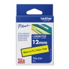 P-TOUCH 12MM TZE-C31MUSTA/NEONKELTAINEN