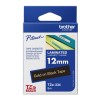P-TOUCH 12MM TZE-334KULTA/MUSTA
