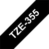 P-TOUCH 24MM TZE-355VALKOINEN/MUSTA