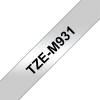 P-TOUCH 12MM TZE-M931 MUSTA/HOPEA METAL