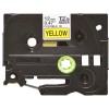 P-TOUCH 12MM TZE-FX631 MUSTA/KELT. FLEXI