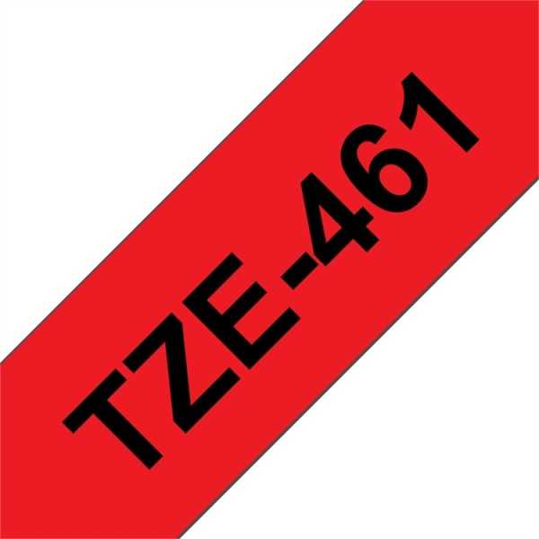 Tarrakasetti BrotherTZe461 36mm puna/mus