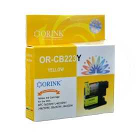 ORINK Tusz LC223Y do drukarek Brother MFC J5620DW / J4620DW / J4625DW / J5625DW / J4420DW , keltainen , 10 ml