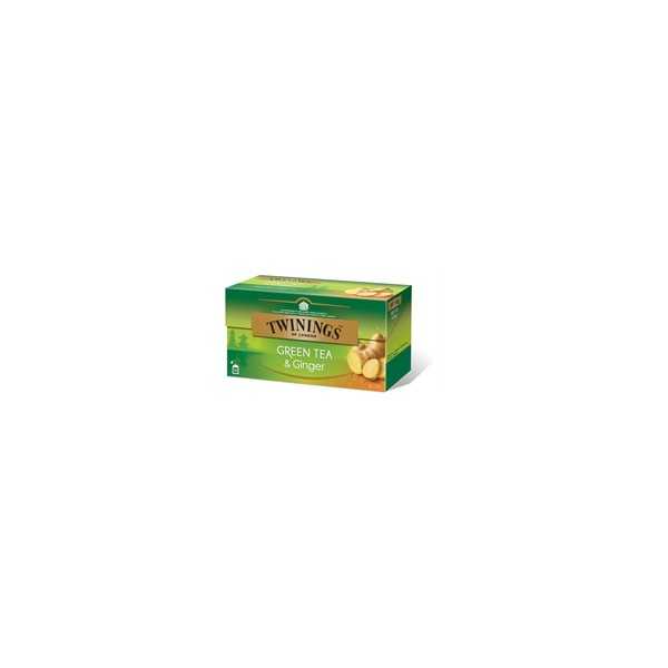 Tee Twinings Green Tea & Ginger inkivääri vihreä 25 kpl
