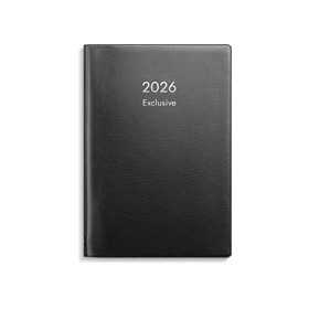 Kalenteri 2026 Exclusive musta muovikansi