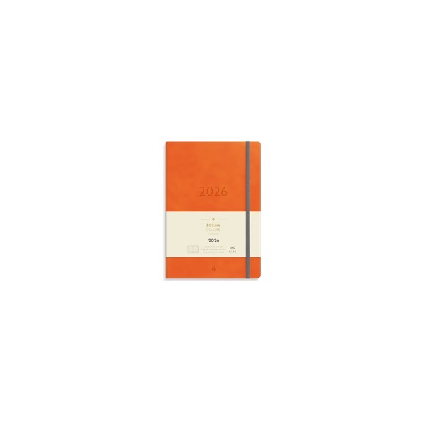 Kalenteri 2026 Business Forma Deluxe oranssi