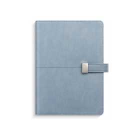 Kalenteri 2026 Weekly sininen keinonahkakansi tamppi