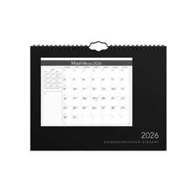 Seinäkalenteri 2026 Kuukausikalenteri Elegant