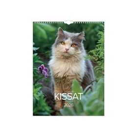 Seinäkalenteri 2026 Kissat