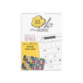 Seinäkalenteri 2026 Scribble