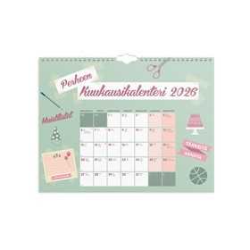 Perhekalenteri 2026 Perheen kuukausikalenteri