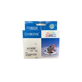 ORINK Tusz LC422XL C do drukarek Brother MFC-J5340DW / MFC-J5345DW / MCF-J5740DW / MFC-J6540DW ,cyan, 19 ml