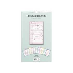 Perhekalenteri 2026 Pastelli