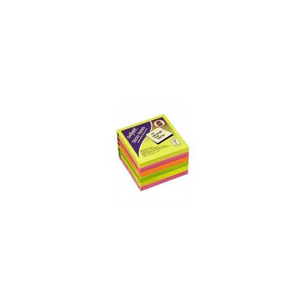 Viestilappu Snopake 76x76mm FSC neonlajitelma /6