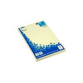 Viestilappu inFO 100x150mm FSC ruudutus keltainen