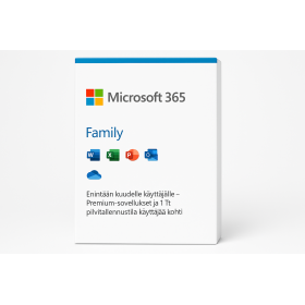 Microsoft 365 Family - 12 kk, ESD - sähköinen lisenssi