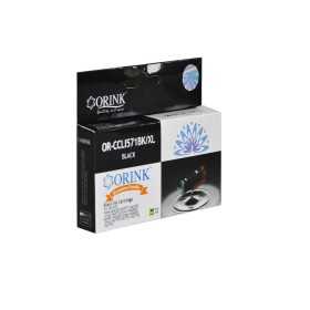 ORINK Tusz CLI571XLBK do drukarek Canon Pixma MG5750 / 6850 / 7750 / 7753 / CLI571 , musta , 12 ml