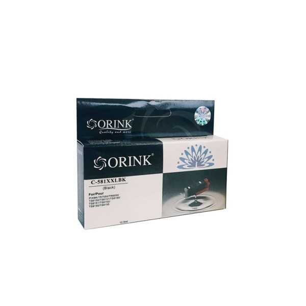 ORINK Tusz CLI581XXLBK do drukarek Canon Pixma TS6150 / TS8150 / TR7550 , musta, 12,5 ml