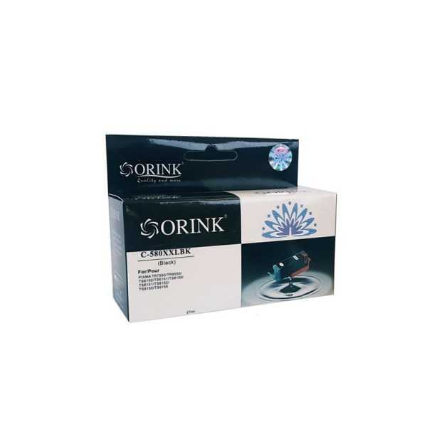 ORINK Tusz PGI580XXLBK do drukarek Canon Pixma TS6150 / TS8150 / TR7550 , musta, 27 ml