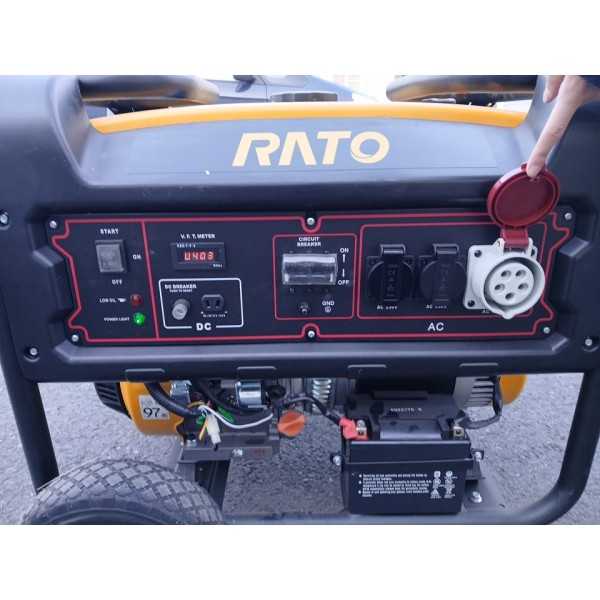 Käytett Rato aggregaatti 6,8KW R7000D-T sähköstartilla