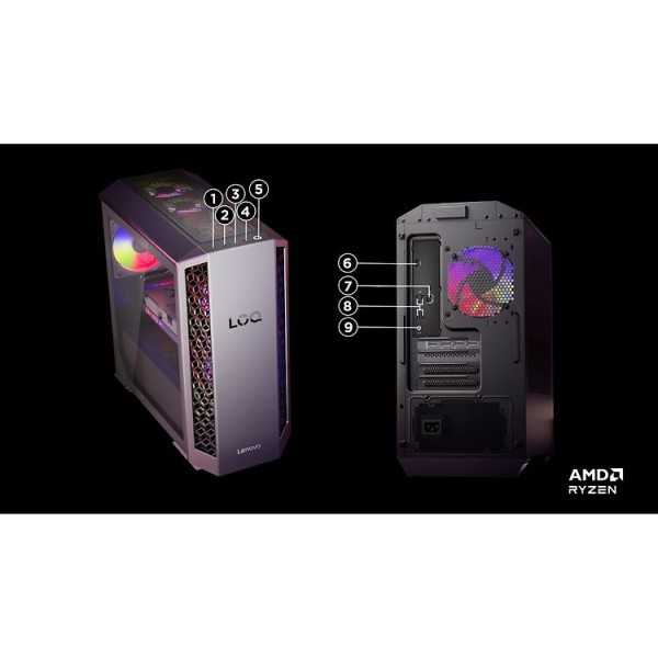Lenovo LOQ Tower 26ADR10 91DF007DMW pöytätietokone, Windows 11 Home