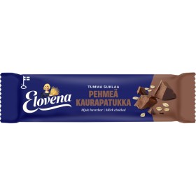 Pehmeä välipalapatukka Elovena tumma suk