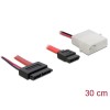 Delock Slim SATA kaapeli 6Gb/s, 30cm