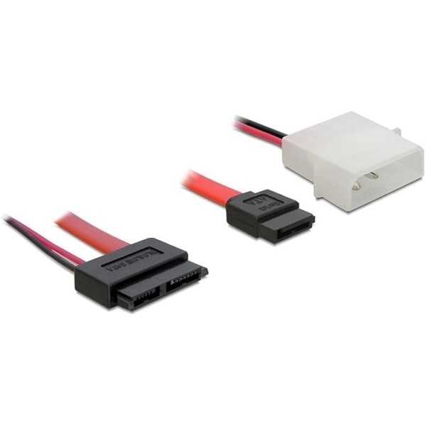Delock Slim SATA kaapeli 3Gb/s, 50cm