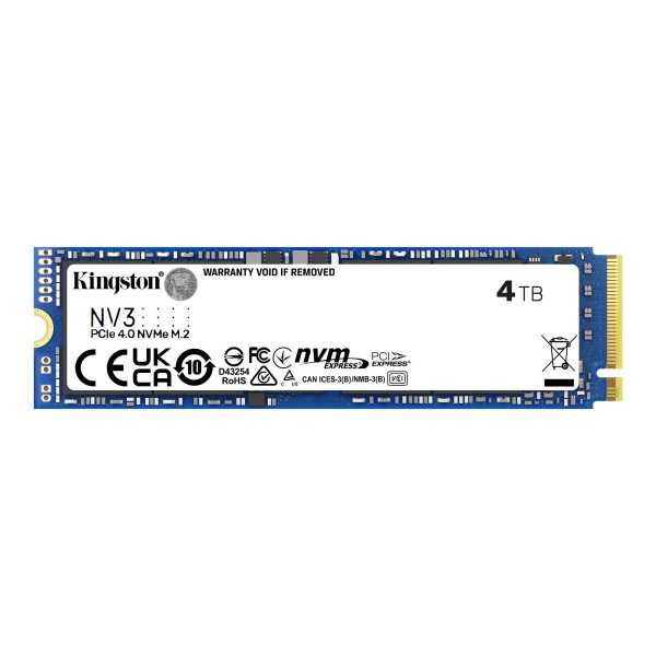 Kingston NV3 PCIe 4.0 NVMe 4000 Gt M.2 SSD -kiintolevy