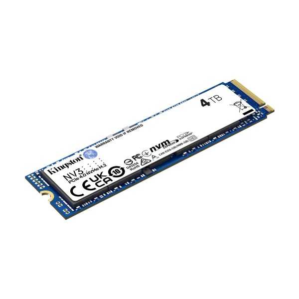 Kingston NV3 PCIe 4.0 NVMe 4000 Gt M.2 SSD -kiintolevy