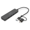 DIGITUS USB 3.0 HUB 4-PORT, SLIMLINE