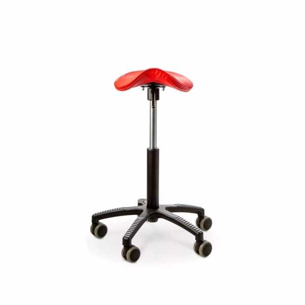 GetUpSaddle satulatuoli, punainen keinonahka
