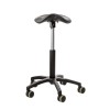 GetUpSaddle satulatuoli, musta keinonahka