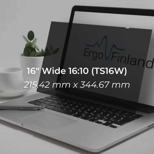 Tietoturvasuoja 16" Wide 16:10