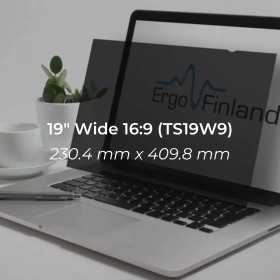 Tietoturvasuoja 19" Wide 16:9